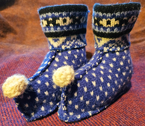 Sweaterfelt Slippers for the whole family