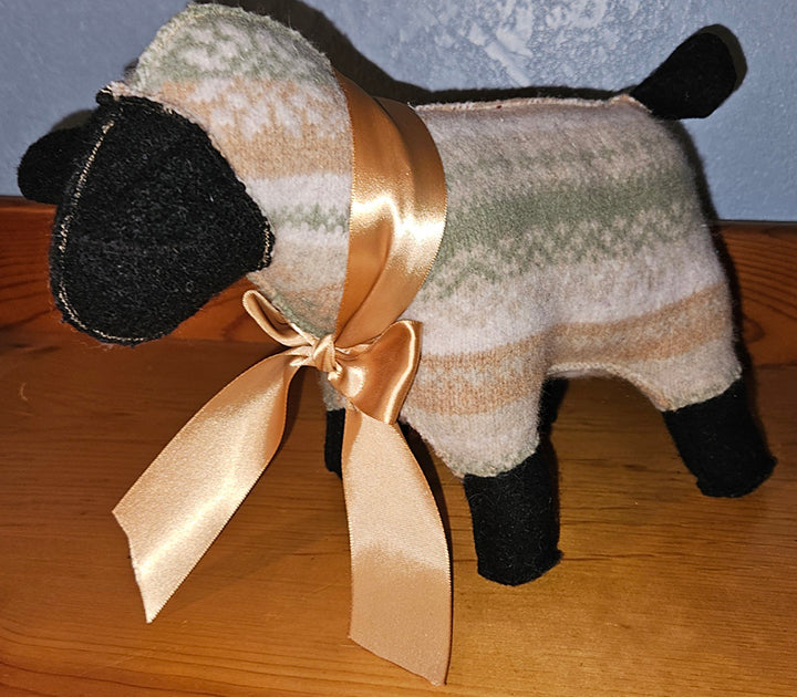 Sweaterfelt Stuffed Sheep