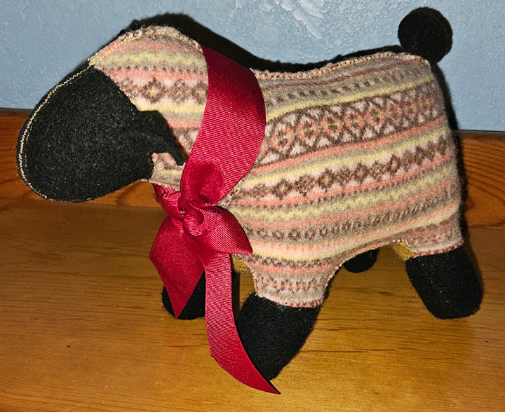 Sweaterfelt Stuffed Sheep