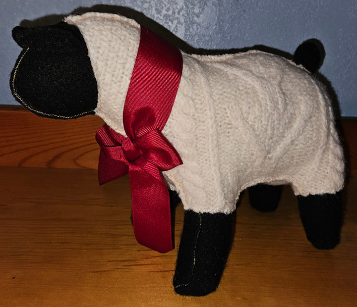 Sweaterfelt Stuffed Sheep